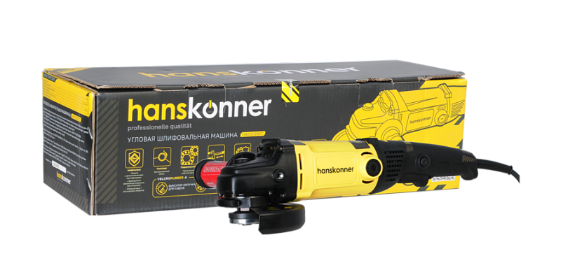 Углошлифовальная машина Hanskonner HAG12125EC (125мм)