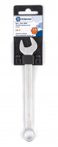 Ключ комбинированный КОБАЛЬТ 14мм Cr-V